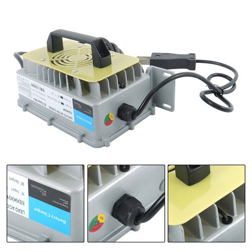 DURAFORCE 36V 18A Waterproof Charger With Crowfoot Plug For E-Z-GO Yamaha Golf Carts New