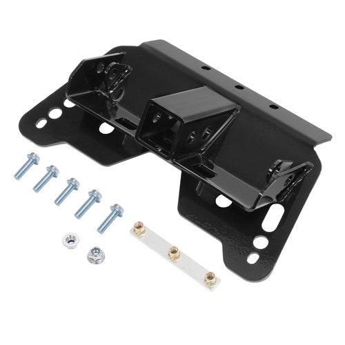 DURAFORCE Front 2 Inch Receiver Hitch Plow Mount for Polaris Ranger 500 570 800 Midsize 09-24