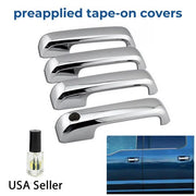 DURAFORCE For 2017 - 2020 Ford F-250 F450 Chrome Door Handle Covers w/o Smart Keyless