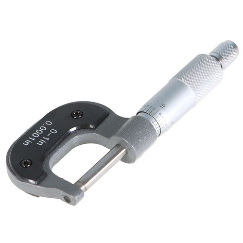 DURAFORCE 0-1" 0.0001" Precision Outside Micrometer Carbide Tipped, Standard High Quality