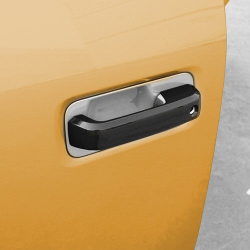 Glossy Black Door Handle Cover for Ford F150 2015-2020 F250 F350 Crew Cab 2017-2022