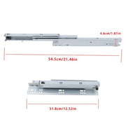 DURAFORCE 4 Pairs Undermount Drawer Slides 12 inch Undermount Soft Close Drawer Slides