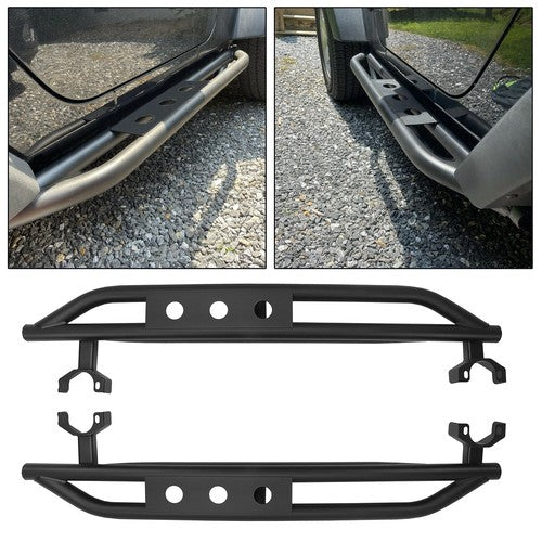 DURAFORCE Nerf Bars Side Steps Armor Running Boards for 07-18 Jeep Wrangler JK 2 Door