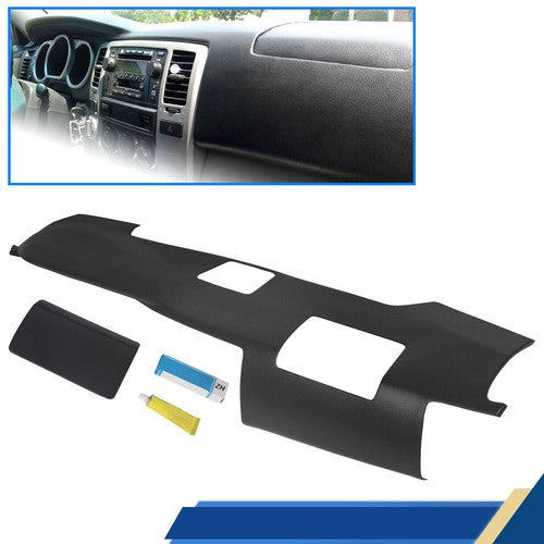 DURAFORCE Overlay Dash Cover Dashboard Black for Toyota 4Runner 2003-2009 With Speaker Holes