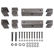 DURAFORCE 2" wide Trailer Slipper Tandem Axle Spring Attaching Hanger Kit 5.2K-8K LBS