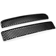 DURAFORCE 53101-21110 Front Upper & Lower Hood Grille Black 2pcs for Scion TC 2005-2010