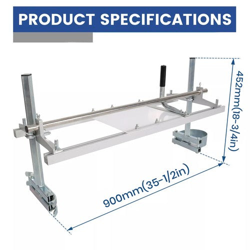 Chainsaw Mill Kit 14 to 36 Inch Portable Guide Bar Aluminum Planking Lumber Cutting