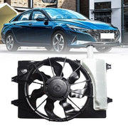 DURAFORCE HY3115156 AC Radiator Cooling Fan Assembly For Elantra GT 2018 2.0L 25380F2000