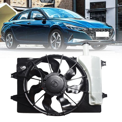 DURAFORCE HY3115156 AC Radiator Cooling Fan Assembly For Elantra GT 2018 2.0L 25380F2000