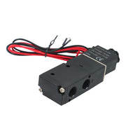 DURAFORCE 1/4" 3 Way 2 Position Directional Control Electric Solenoid Air Valve 12V DC HOT