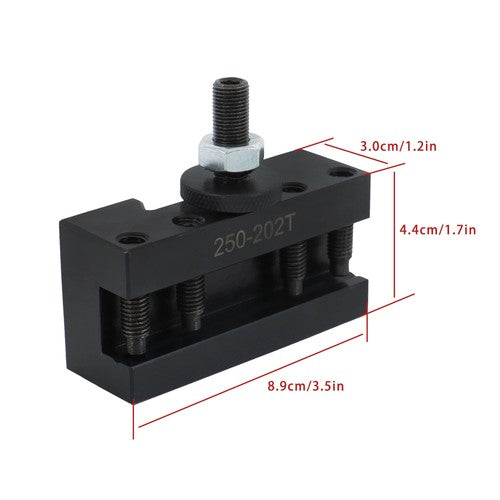 DURAFORCE For Lathe Tools Machifit 250-201XL Quick Change Turning and Facing Post Holder