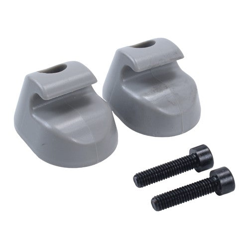 2PCS Gray Sun Visor Clip Set Interior Bone for Kenworth for Peterbilt