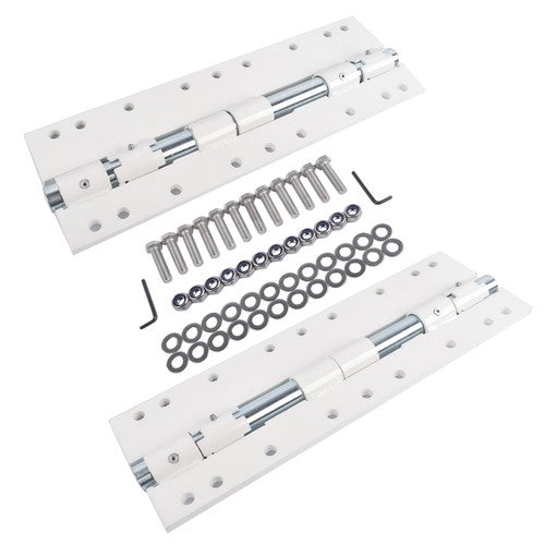 DURAFORCE 2x 55721 Swing Away Bracket White Alloy Steel Powder-Coated for Electric Jacks