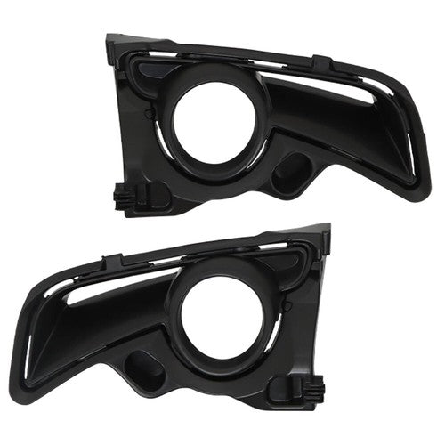 DURAFORCE For Toyota Highlander 2018-2019 Front Bumper Fog Lights Pair LH&RH+Upper Grille