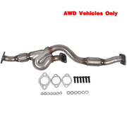 DURAFORCE Exhaust Front Flex Y Pipe for Kia Sportage EX LX 2.7L V6 2656CC AWD 2005-2008