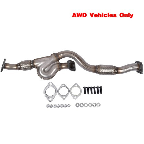 DURAFORCE Exhaust Front Flex Y Pipe for Kia Sportage EX LX 2.7L V6 2656CC AWD 2005-2008