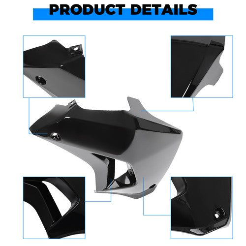 Right Side Radiator Shroud Black Painted for Kawasaki KLR650 Camo 2008-2018