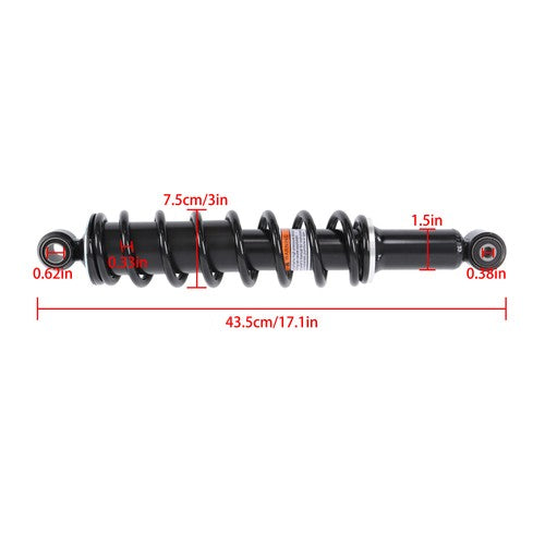DURAFORCE Rear Monotube Shocks 62100-38F00-019 For Suzuki Eiger 400 & King Quad 400 ATV