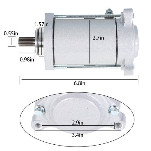 DURAFORCE For Suzuki VL1500 VL1500B Intruder 1500 1998-2004 Starter And Relay Solenoid