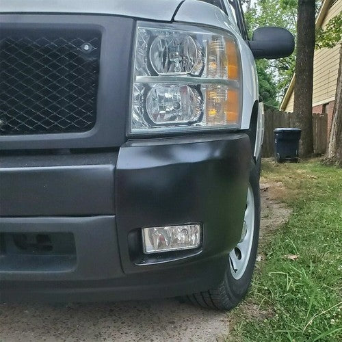 LH RH Bumper End Extension with Fog Lamp Hole for 2007-2013 Chevy Silverado 1500