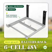 DURAFORCE Aluminum Battery Tray W/Plates For 1994-13 EZGO 48V TXT/Medalist Golf Cart