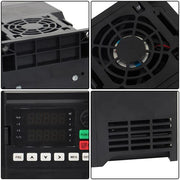DURAFORCE Variable Frequency Drive7.5HP 5.5KW AC 1-3 Phase Converter 220V VFD
