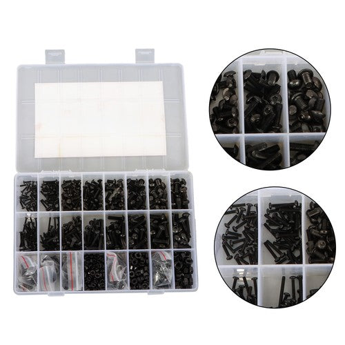 DURAFORCE 1625PCS Screws Bolts and Nuts Assortment Kit, M2 M3 M4 M5 Nut Bolt Assortment