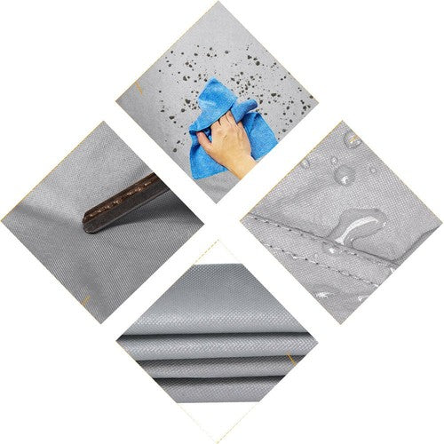 DURAFORCE Boat Cover Waterproof Trailerable Pontoon Fabric Gray 21-24FT