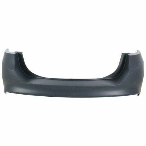 DURAFORCE Rear Bumper Cover Black New Trim Replacement For 13-18 Ford Fusion 4DR W/o Park