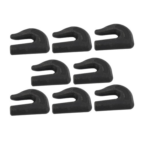 DURAFORCE 8Pcs G70 3/8" Weld On Chain Grab Hook Tow Hook Tractor Bucket Trailer Tie Down
