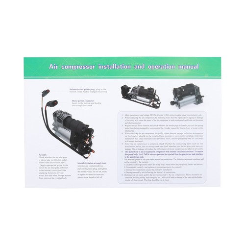 DURAFORCE Air Suspension Compressor Pump NEW For Hyundai Equus 2009-2016 55881-3M000
