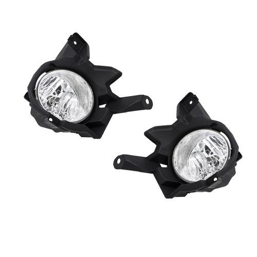 DURAFORCE Fit 2013 2014 2015 Toyota RAV4 Pair Front Bumper Clear Halogen Fog Lights Lamps