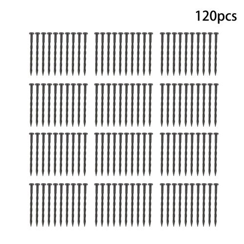 DURAFORCE L-shaped Landscape Edging Border Kit 100' No-Dig Garden 1.5" Edge Lawn Border