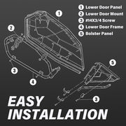 DURAFORCE Lower Half Door Panel Inserts For Polaris RZR 900 1000 XP S Turbo 14-23 #2879509
