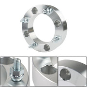 DURAFORCE For 1991-1996 Kawasaki Mule 500 Silver X4 4x137 Wheel Spacer 1.5" 110mm M10x1.25