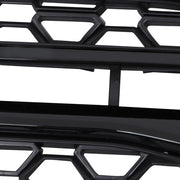 DURAFORCE Suitable For GMC Acadia 2017-2019 Front Bumper Upper Grille Plastic Gloss Black