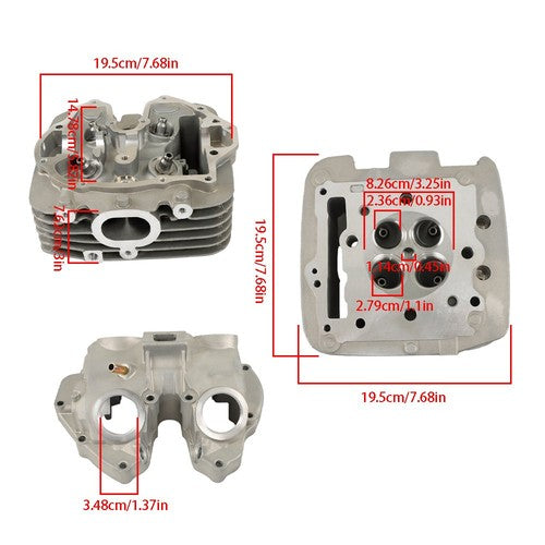 DURAFORCE 12200-KCY-670 Cylinder Head for Honda Sportrax 400 XR400R TRX400EX 1996-2014