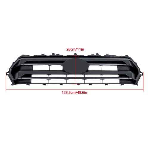 DURAFORCE Front Bumper Upper Grille Assembly Black 53111-AK010 For Toyota Tacoma 2024-2025