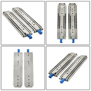 DURAFORCE Locking Drawer Slides 12 Inch Full Extension & Lock 500 lb Load Capacity 1 Pair