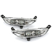 DURAFORCE LED Pair Fog Lights Left & Right Chrome For 2015 2016 15 16 Chrysler 200