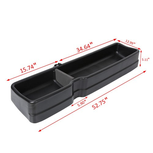**UDPPE Underseat Storage Box for Ford F150 F250 F350 F450 SuperCrew Crew Cab 2015 2016 2017 2018 2019 2020 2021 2022 2023 2024 2025**