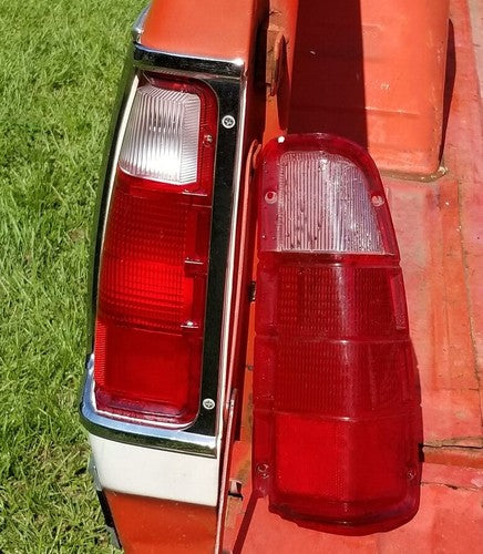 Tail Light Lens Only Pair for Dodge Truck Plymouth Power Wagon 1972-1980
