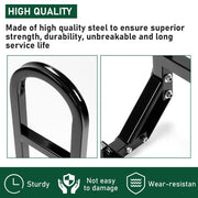 DURAFORCE For EZGO Medalist/TXT 1995-UP Golf Cart Black Rear Flip Seat Kit W/ Grab Bar