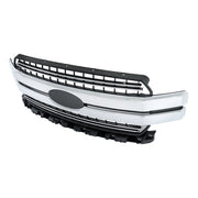 DURAFORCE New For Ford F-150 F150 2018-20 Lariat Style Front Bumper Grille Grill Chrome