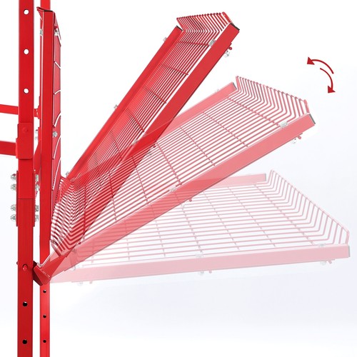 DURAFORCE Car Parts Management Storage Parts Cart Tools Storage Rack Auto Body Repair