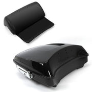 DURAFORCE Razor Trunk Pack Backrest Mount Rack For Harley Touring Road King 1997-2008