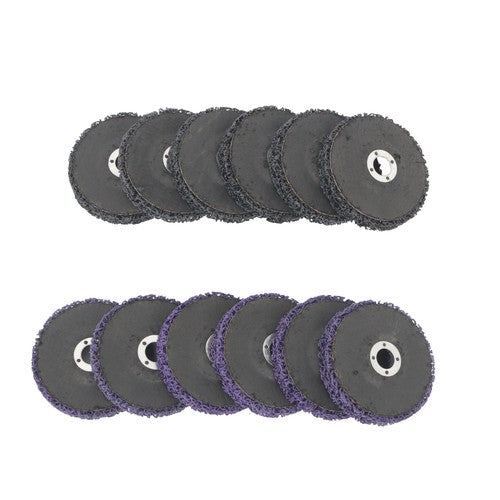 DURAFORCE Diamond Grinding Discs for Metal and Wood 12 Pack: 4 x 5/8" (6 Black, 6 Purple)