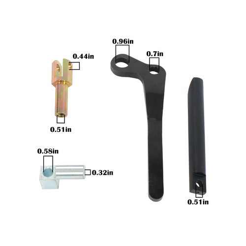 DURAFORCE LH & RH Lever Kit For Bobcat 653 743 751 753 Bob-Tach Loader #6724775 #6724776