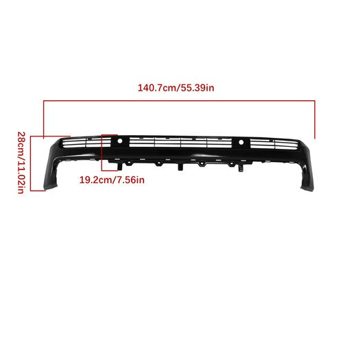 DURAFORCE Grille Black Front Bumpe Fit For Toyota Sequoia 2023-2024 Plastic 52711-0C060