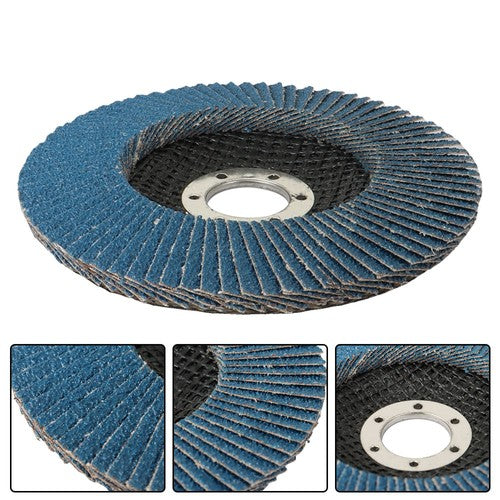 DURAFORCE 10× 5" 125mm Premium Zirconia Flap Disc Grit40/ Wheel Angle Grinder Sanding Disk